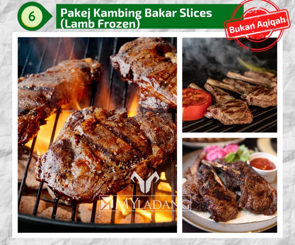 kambing bakar slices myladang